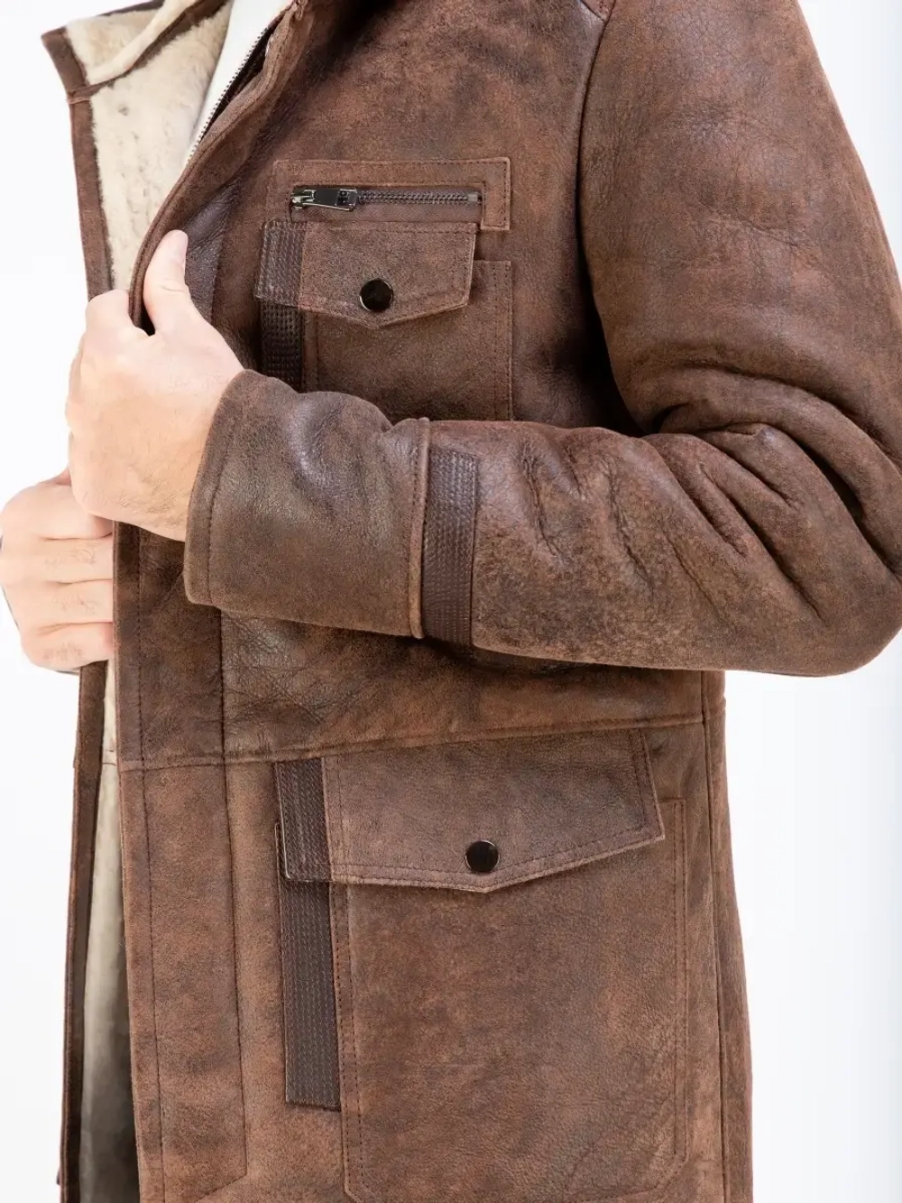 Дубленка мужская натуральная Турция