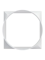Переходник пластиковый ERA D125 мм 90° 126x126