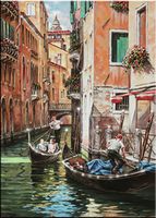 Картина "Лучи солнца венеция" (плекси арт) 70x100см.