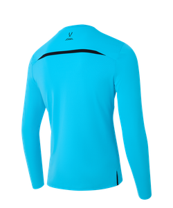 Футболка судейская с длинным рукавом DIVISION PerFormDRY Referee LS Tee, голубой