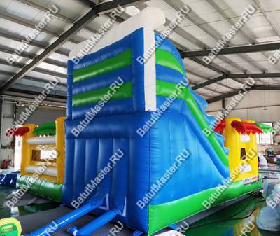 Коммерческий батут "Яркая поляна" 6*5*4 м