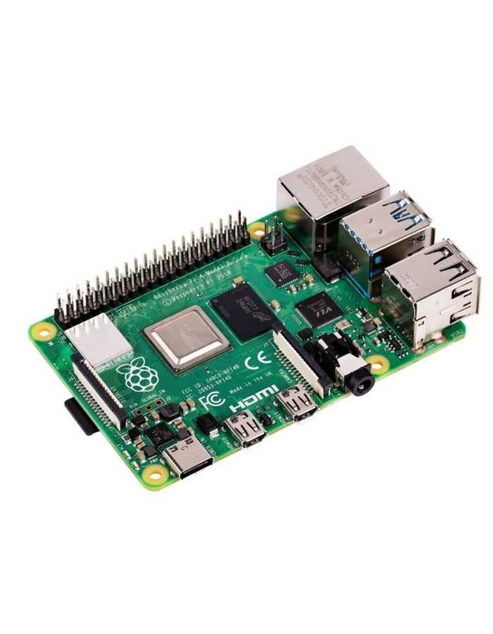 Микрокомпьютер Raspberry Pi 4 Model B 8Gb (44869)