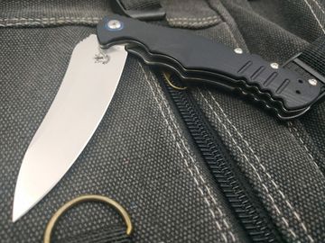 Складной нож Steelclaw Шакс черный c клинком из стали 9Cr18MoV, рукоять G10