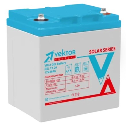 Аккумулятор VEKTOR ENERGY GEL 12-26