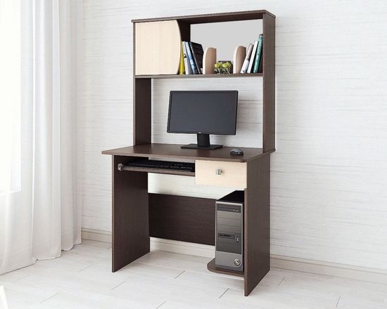 Стол письменный ГРЕТА-4 венге / дуб молочный