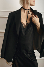 Топ с кружевом bk