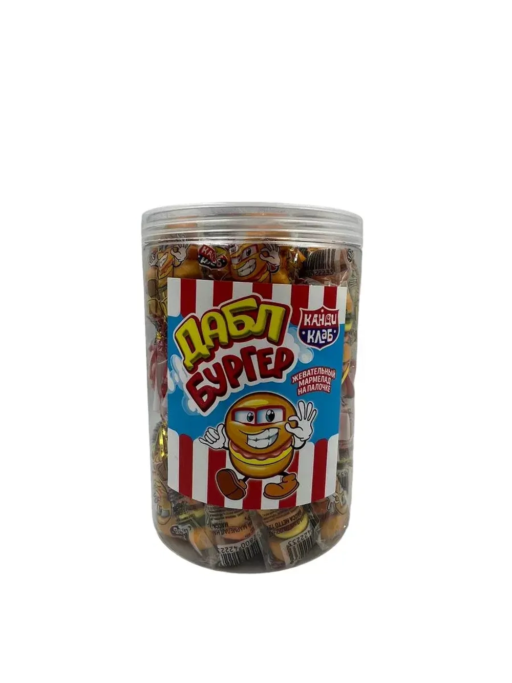 Мармелад на палочке Дабл бургер ( 50шт по 12гр.)