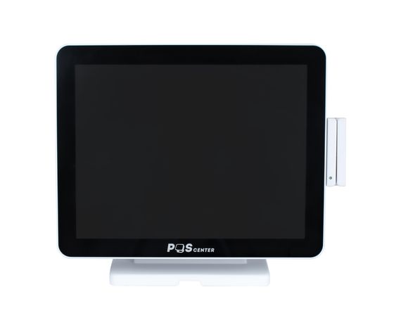 Сенсорный моноблок POScenter Atlas (15&quot;, PCAP,J4125,RAM 8Gb,SSDM2 128Gb, 8U-2C-L-H-V, MSR) БЕЛЫЙ S-90