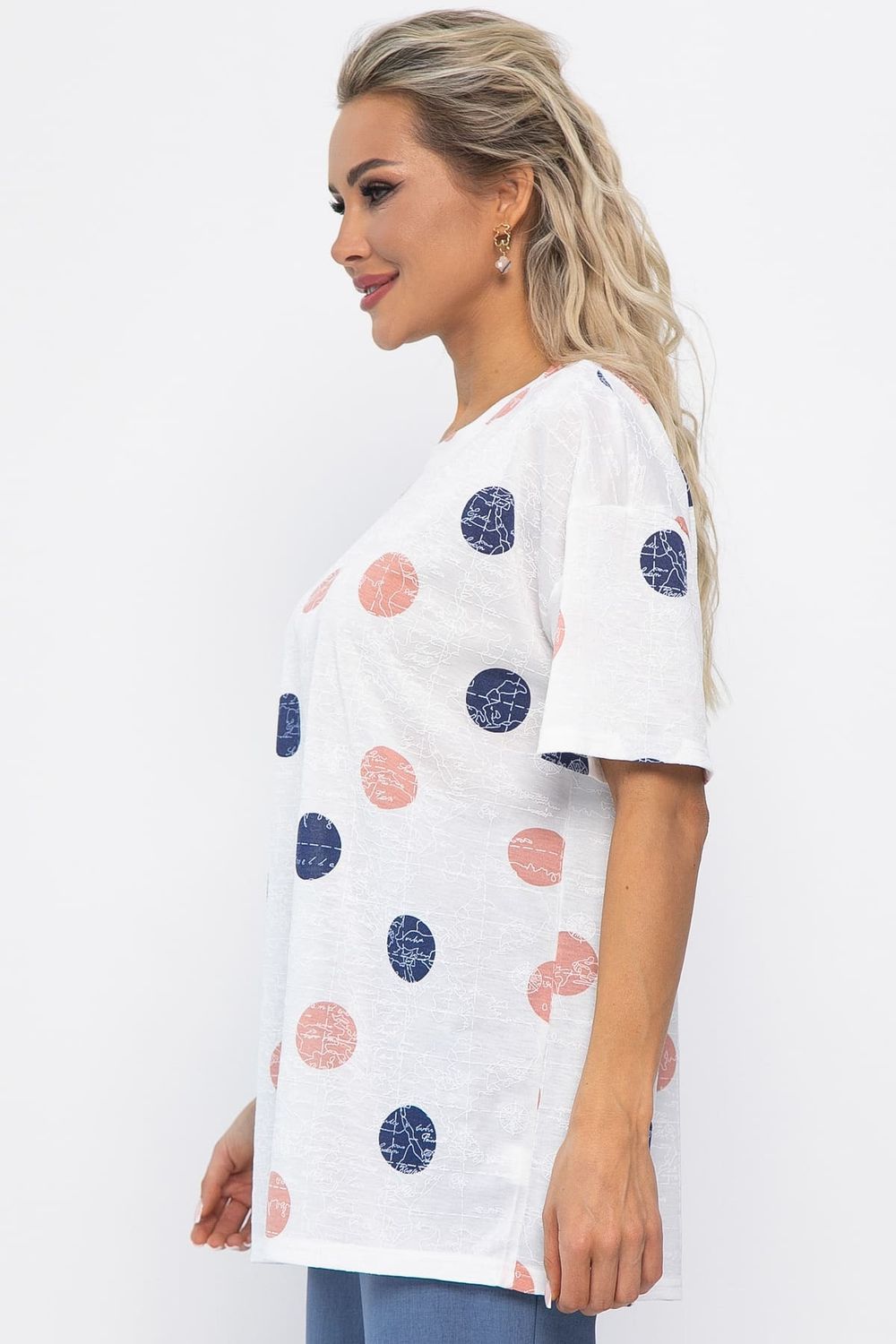 Блуза Тори (белая) Б13519-20М LT Collection