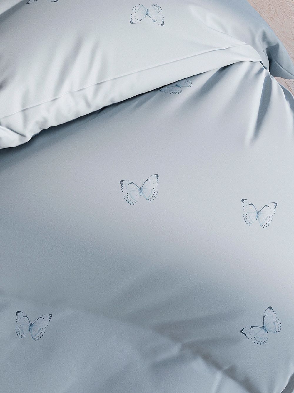 Простынь сатин Milky Garden "Yuanli (компаньон)" 240x215 см