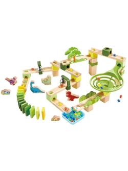 Деревянный консруктор Эффект домино Приключения Динозавров