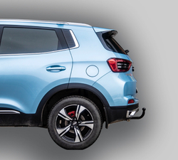 Фаркоп Лидер-плюс для Chery Tiggo 4 Pro (T19FL) 2022-. Требуется подрезка бампера. Нагрузки: 1200/75 кг,(без электрики в комплекте) - C109-A