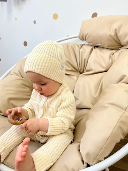 Комбинезон вязаный льняной