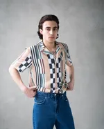 Рубашка Молодость Club Shirt бежевая