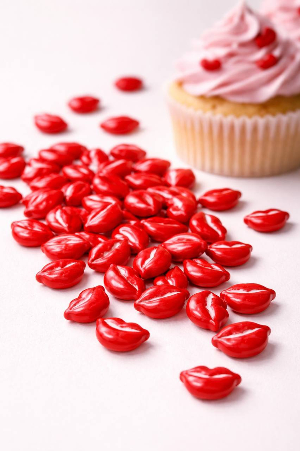 Посыпка кондитерская "Губы красные", 50 гр