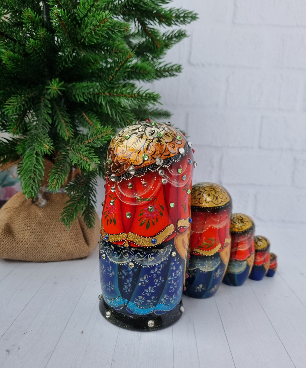 Матрешка Санкт-Петебург 15см 5 мест
