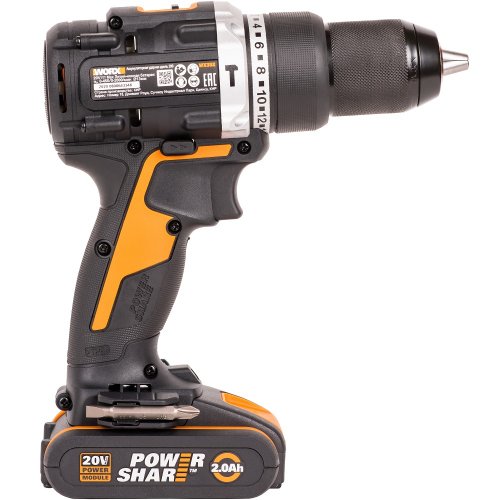 Дрель аккумуляторная WORX WX352 20V кейс