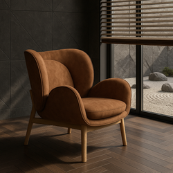 Дизайнерское кресло CUDDLE chocolate