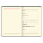 Еженедельник недатированный А5, 145х215 мм, BRAUBERG "Iguana", под кожу, 64 л., черный, 114478