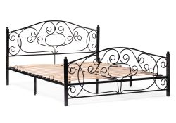 Двуспальная кровать Викси 180х200 черная