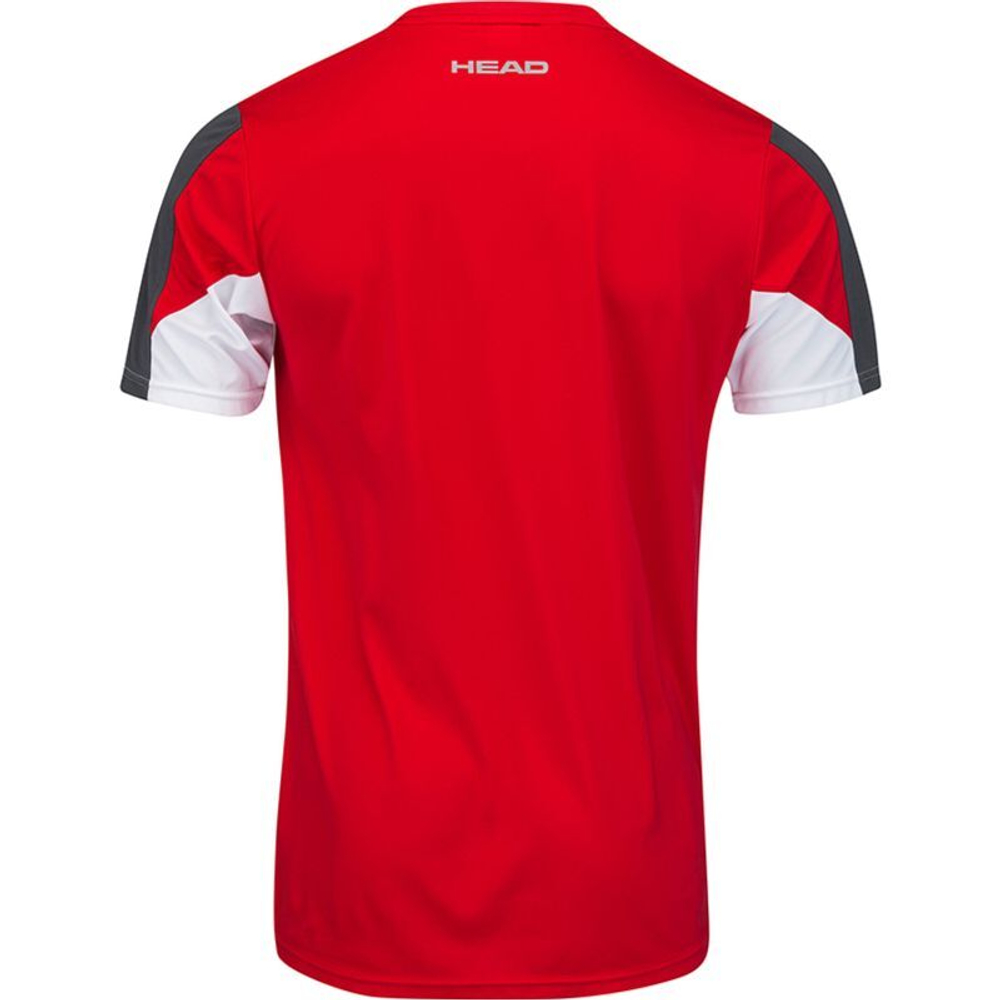 Мужская теннисная футболка Head Club 22 Tech T-Shirt M - красный