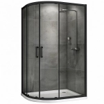 Душевой уголок ABBER Schwarzer Diamant AG01128B 120x80 стекло прозрачное/профиль черный