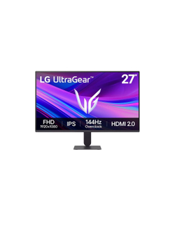LCD LG 27" 27G411A-B {IPS 1920x1080 144Hz 5ms 250cd 1500:1 HDMI DisplayPort1.4  NVIDIA G-Sync FreeSync HDR10 VESA}