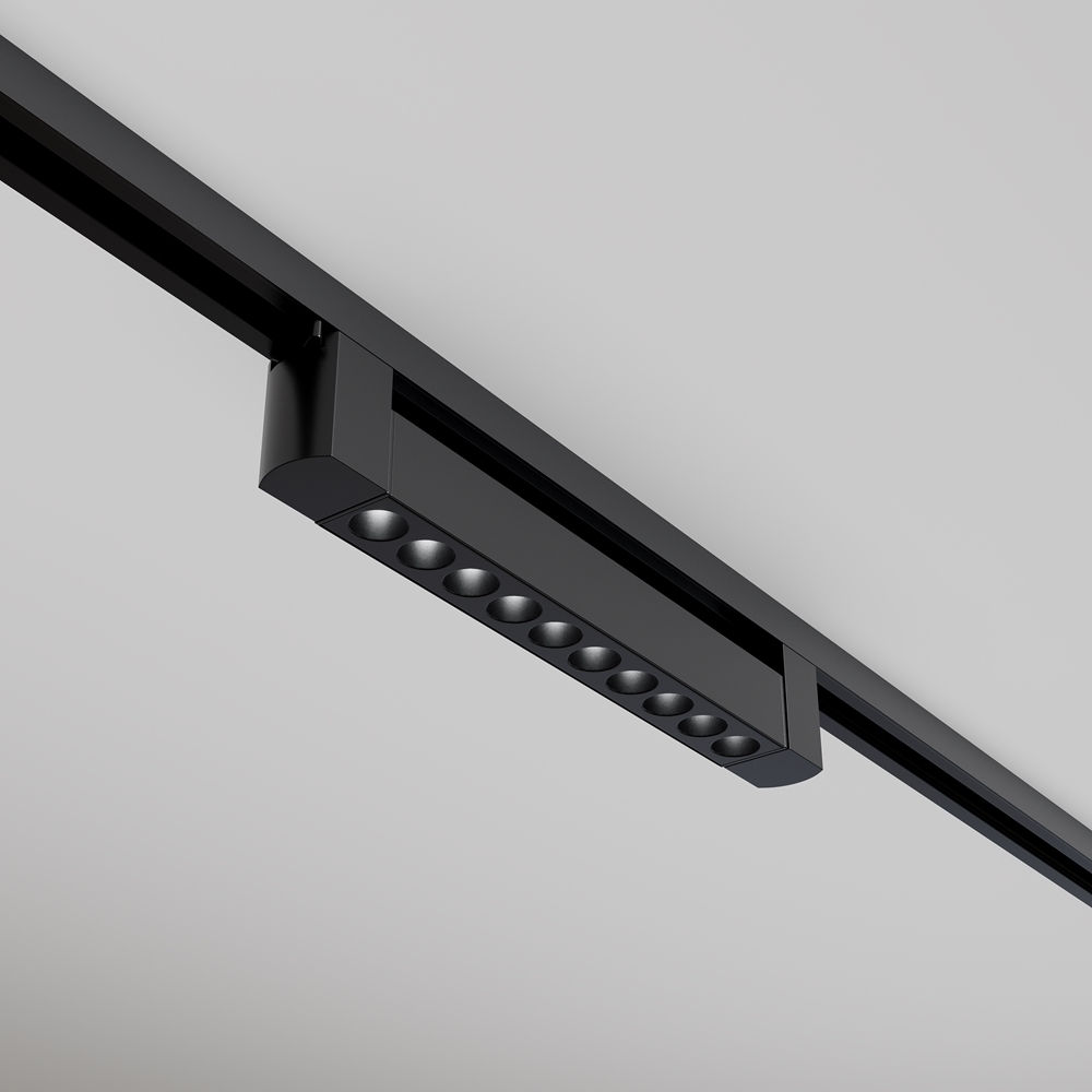 Трековые светильники однофазные Points Unity черные 4000K 10Вт LED