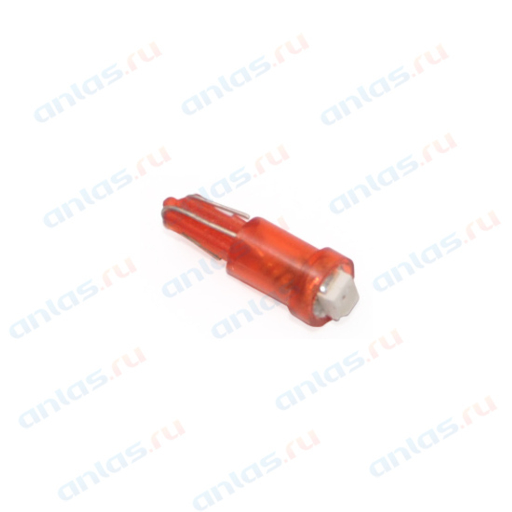 Лампа светодиодная 12V 1,2W без цоколя красный 1 SMD (приборная) 10 шт. Маяк