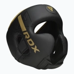 Боксёрский шлем RDX F6 золотой