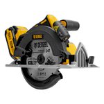 Пила циркулярная аккумуляторная бесщет. CCSH-BL-20-185, 185 мм, Li-Ion, 20 В// Denzel