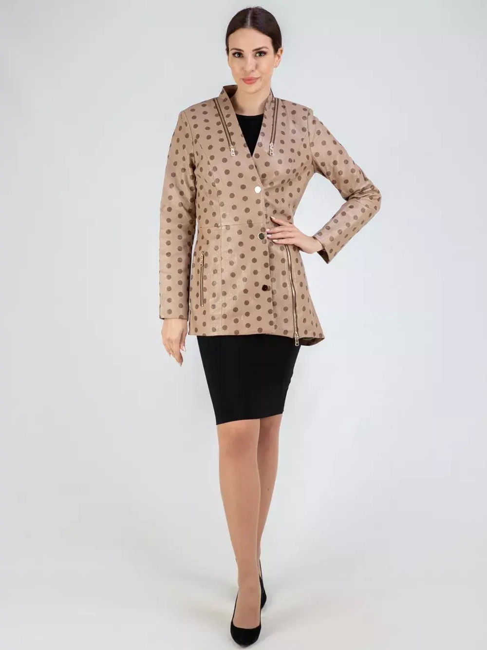 Кожаная куртка демисезонная