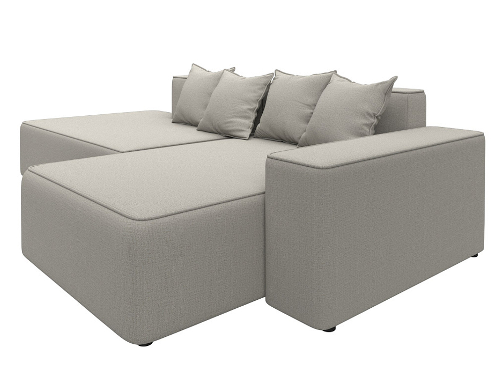 Диван угловой Лига-079 угол правый РОГОЖКА Амур 02 бежевый