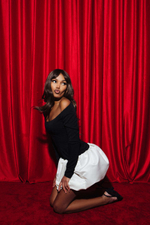 Платье Paris мини с длинным рукавом, черный