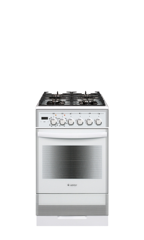 Плита газовая GEFEST ПГЭ 5502-03 0042 (бел.с раств рис)