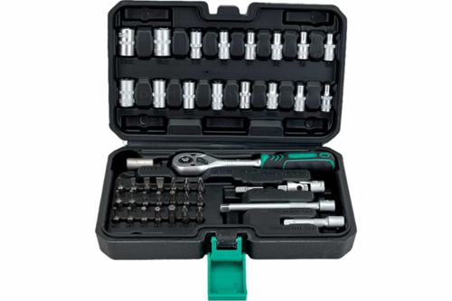 Набор инструмента Сервис Ключ в чемодане, 44 предмета 71044