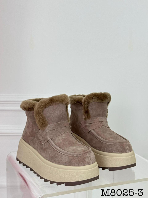 Угги зима нат. замша по 8 пар (36-41)р./ M8025-3