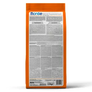 Сухой корм Monge Dog Speciality Line Monoprotein для щенков всех пород, из утки с рисом и картофелем