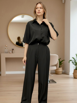 Рубашка прямая свободная для парикмахера