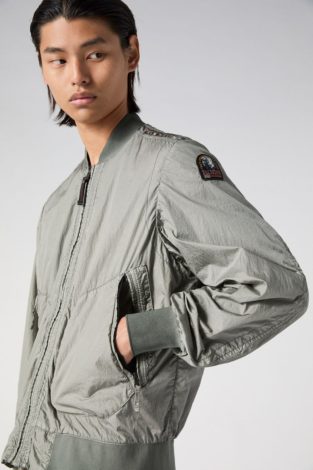 Бомбер муж. PARAJUMPERS ASH 225 оливковый