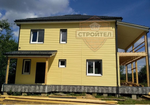 Строительство двухэтажного дома из блоков 210 м2
