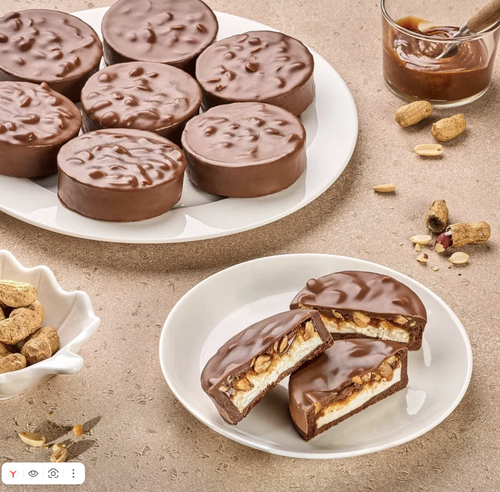 Тарталетка Сникерс 100гр х9шт/упак Десертные истории плюс