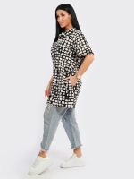 Туника-рубашка хлопок большие размеры