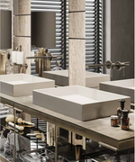 Смеситель для раковины Gessi Ingranaggio, длинный излив, встраиваемый, цвет Chrome