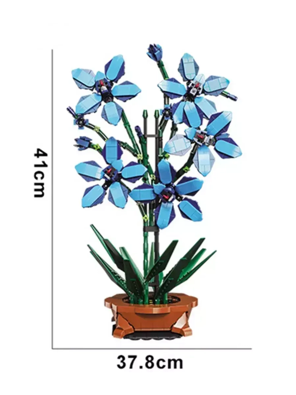 Конструктор Цимбидиум Лодочная орхидея 1097 деталей