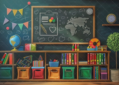 Игровая КОМНАТА №2 мл. классы - фон неопреновый