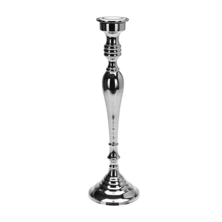 Подсвечник высокий серебро 13*13*48.5 см