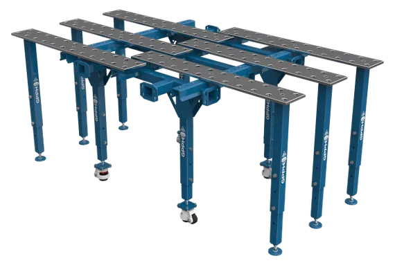 Модульный сварочный стол GPPH одинарный раскладной (1770x1000 мм)