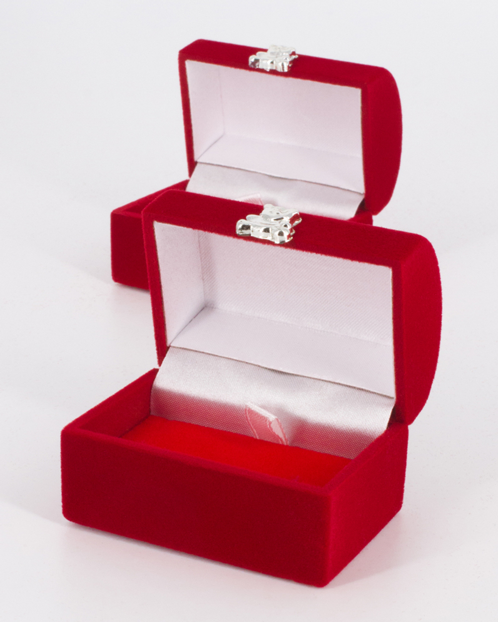 Футляр «Романтика» сумочка с мишками для кольца, серёг и подвески