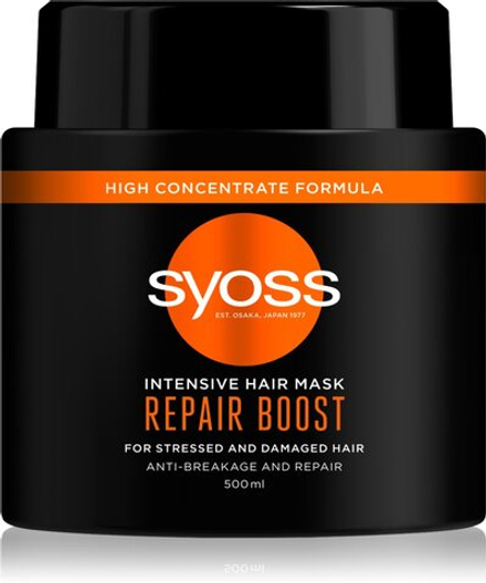 Syoss Repair Boost - глубоко укрепляющая маска для волос против ломкости волос /   500  ml  / GTIN 9000101630565